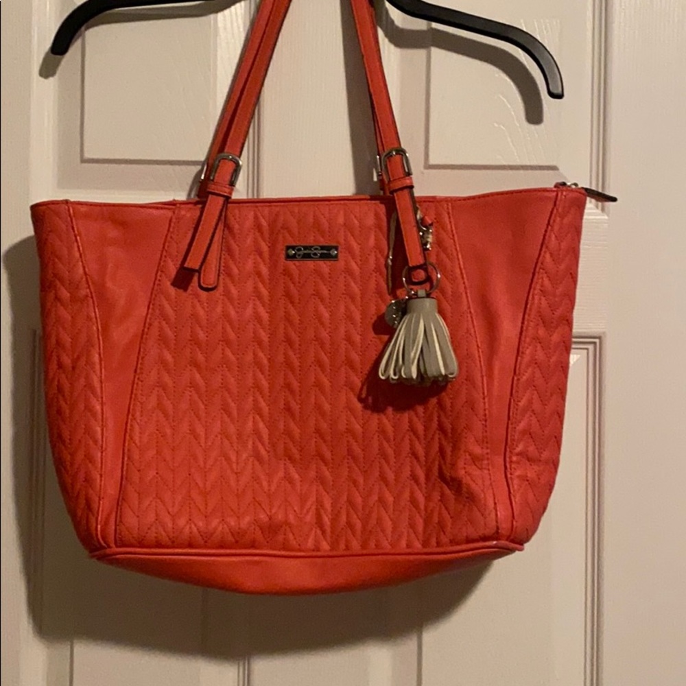 Coral Jessica Simpson purse
